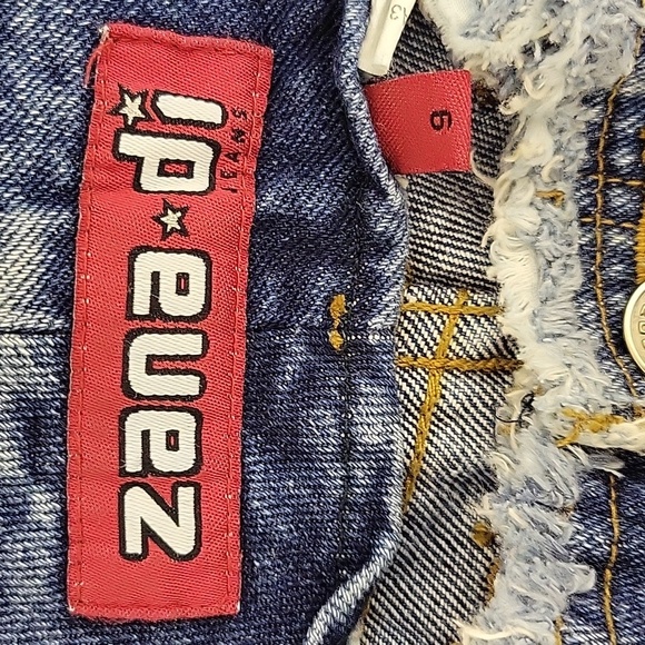 Zana Di Flare Wide Leg  Low Rise Y2K Womens Blue Jeans Sz 9 - Picture 4 of 5